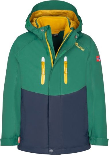 Trollkids - Kid's Bryggen 3in1 Jacket - Doppeljacke Gr 98 grün