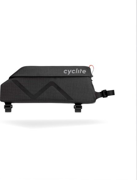 Cyclite - Top Tube Bag / 03 - Fahrradtasche Gr 1,1 l grau/schwarz