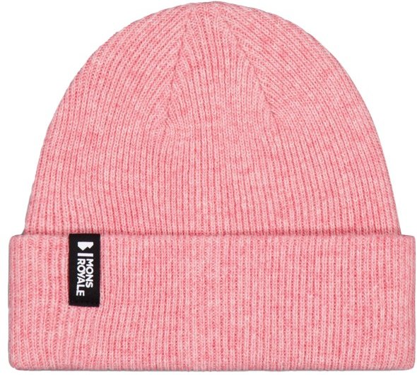 Mons Royale - Chunky Logger Merino Beanie - Mütze Gr One Size rosa