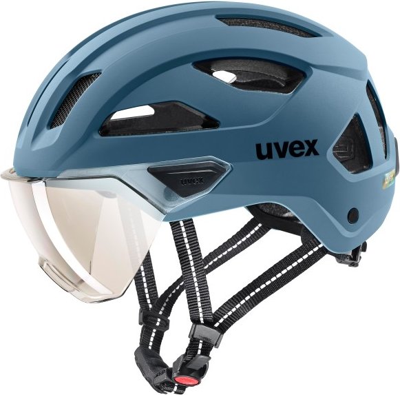 Uvex - Stride Visor Cat. 1 - Radhelm Gr 56-59 cm blau/grau