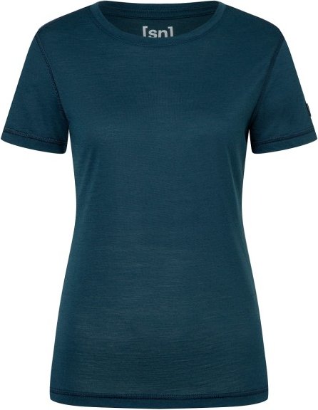 super.natural - Women's Sierra 140 Tee - Merinoshirt Gr XXL blau