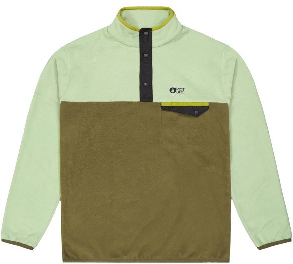 Picture - Arcca 1/4 Fleece - Fleecepullover Gr XL oliv/grün