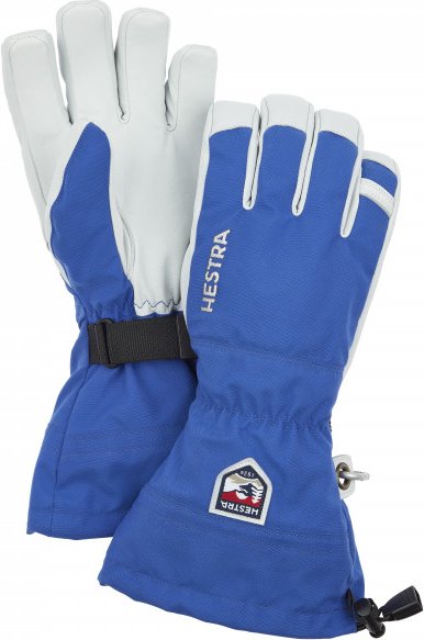 Hestra - Army Leather Heli Ski 5 Finger - Handschuhe Gr 5 blau