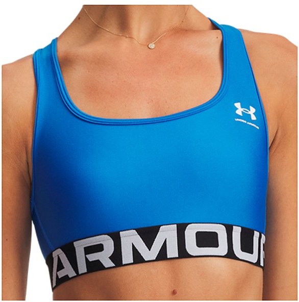 Under Armour - Women's HG Authentics Mid Branded - Sport-BH Gr S blau