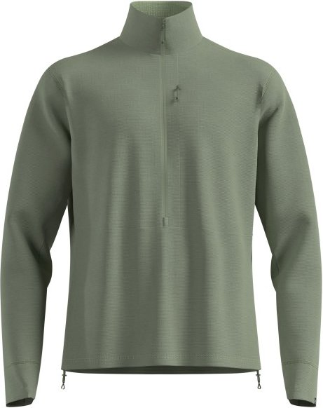 Odlo - Mid Layer 1/2 Zip Grid Fleece - Fleecejacke Gr S oliv