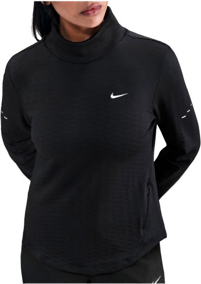 Nike - Women's Swift Therma Fit Turtleneck Top - Laufshirt Gr L schwarz