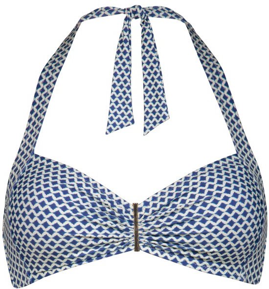 Watercult - Women's Nautic Call Bikini Top 7481 - Bikini-Top Gr 36 - Cup: D grau