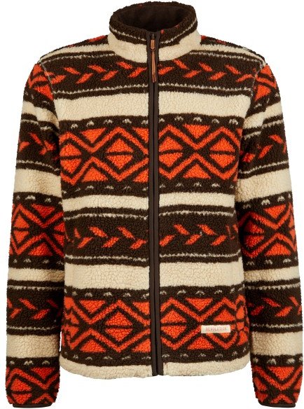 Revolution - Printed Teddy Jacket - Fleecejacke Gr XXL braun