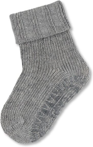 Sterntaler - Kid's Fliesen Flitzer Wolle - Hüttenschuhe Gr 27/28 grau