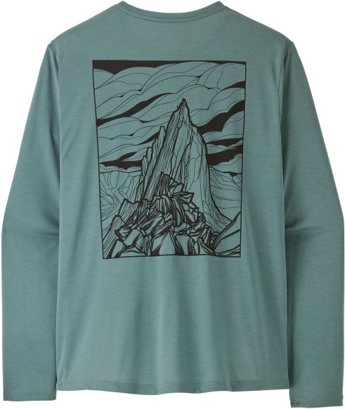 Patagonia - L/S Cap Cool Daily Shirt Cloud Crag - Funktionsshirt Gr XS türkis