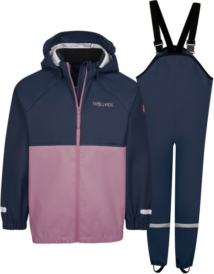 Trollkids - Kid's Odda Rain Set XT - Overall Gr 104 blau