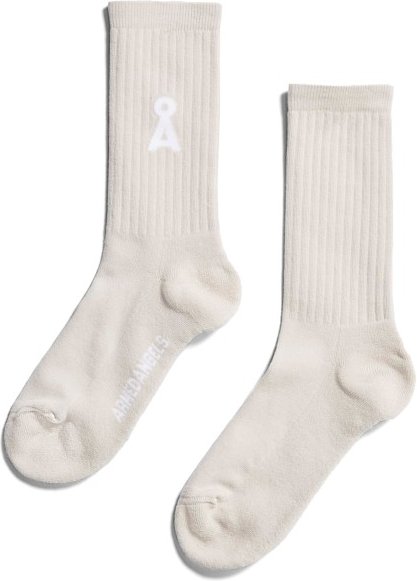 ARMEDANGELS - Saamus Bold - Multifunktionssocken Gr 43-46 grau/weiß