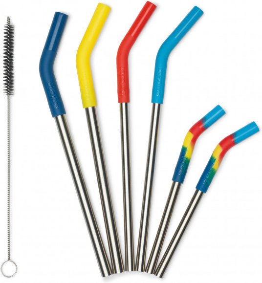Klean Kanteen - Straw 6-Pack Combo - Trinkhalm multi colored