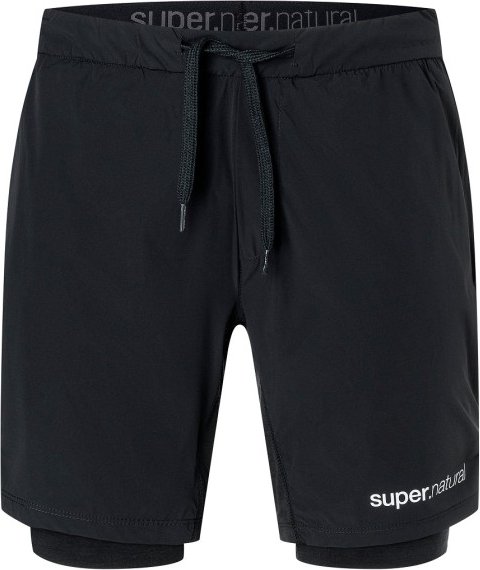 super.natural - Double Layer Shorts - Shorts Gr 48/50 - M schwarz