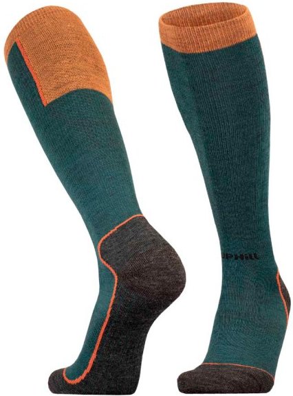 UphillSport - Ouna Alpine Ski 4-Layer Compression M5 with Merino - Skisocken Gr 35-38 blau