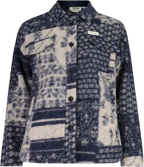 Thumbnail - Maloja - Women's MoliniM. - Fleecejacke Gr M grau/blau