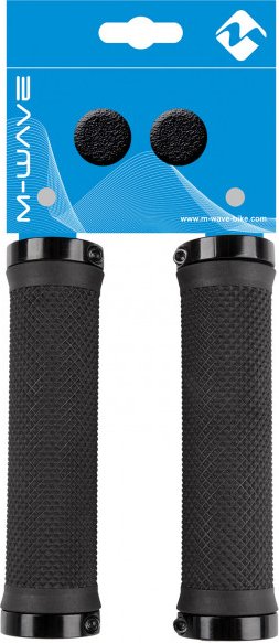 M-Wave - Cloud Slick Fix - Fahrradgriffe Gr 130 mm blau