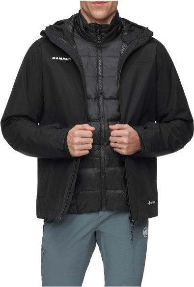 Thumbnail - Mammut - Treeline 3 in 1 Hardshell Hooded Jacket - Doppeljacke Gr XL schwarz