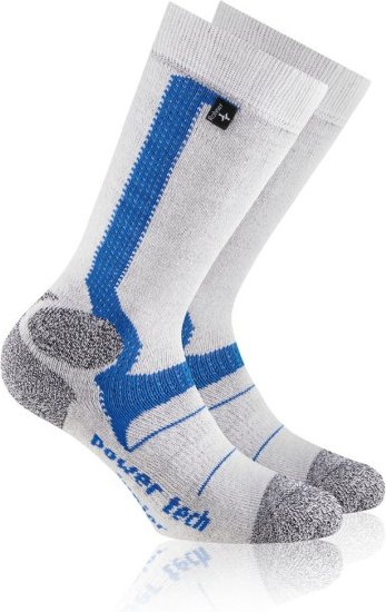 Thumbnail - Rohner - Kid's Power Tech Junior - Skisocken Gr 31-34 grau