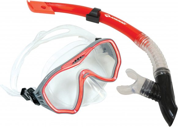 Schildkröt Fun Sports - Schnorchel Set Fiji - Strandspielzeug rot/schwarz