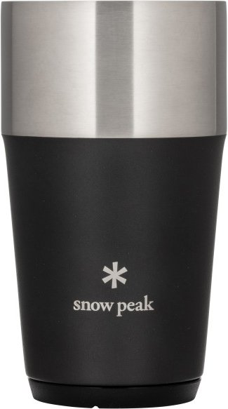 Snow Peak - Shimo Tumbler - Isolierbecher Gr 470 ml schwarz/grau