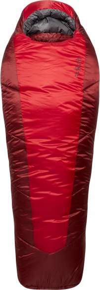 Rab - Women's Solar Eco 3 - Kunstfaserschlafsack Gr bis 170 cm Körperlänge rot