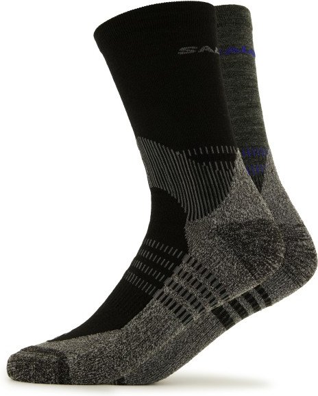 Salomon - X Ultra Access Crew 2-Pack - Wandersocken Gr 45-47 schwarz