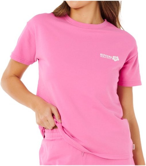 Rip Curl - Women's Surf Puff Party Pack Relaxed - T-Shirt Gr XS rosa