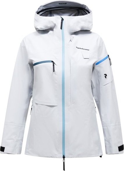 Thumbnail - Peak Performance - Women's Alpine GORE-TEX 3L Jacket - Skijacke Gr XL weiß/grau