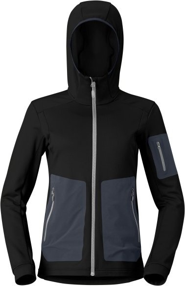 Norrøna - Women's Falketind Warm2 Stretch Hood - Fleecejacke Gr M schwarz