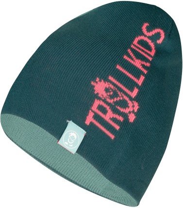 Trollkids - Kid's Troll Beanie Long - Mütze Gr 52-56 cm - 6-12 Years blau