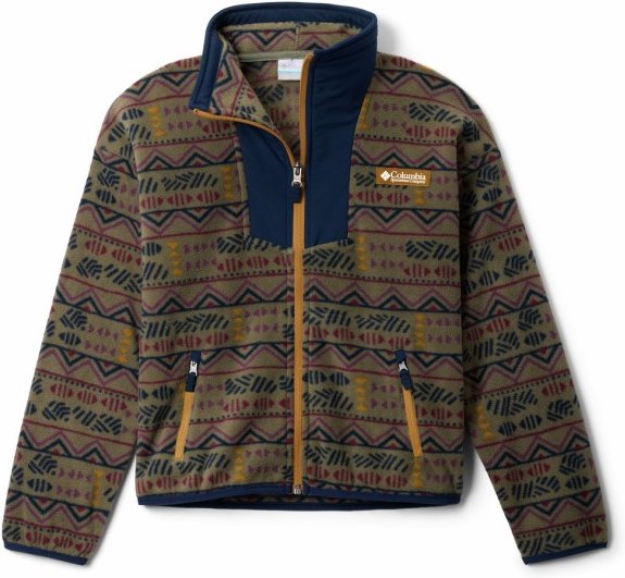 Columbia - Kid's Sequoia Grove Printed Full Zip Fleece - Fleecejacke Gr XL braun