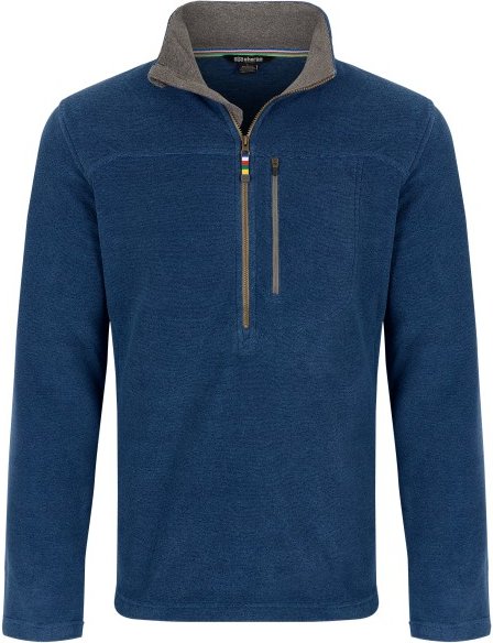Thumbnail - Sherpa - Rolpa Eco Zip Tee - Fleecepullover Gr XL blau