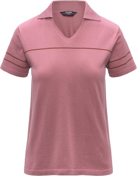 K-Way - Women's Mazardy Stripes - Polo-Shirt Gr M rosa