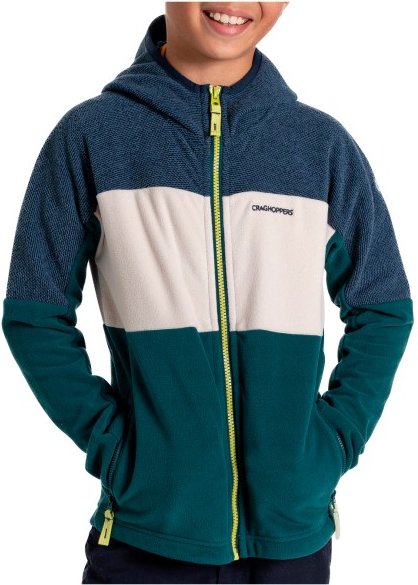 Craghoppers - Kid's Bindloe Kapuzenjacke - Fleecejacke Gr 116 blau