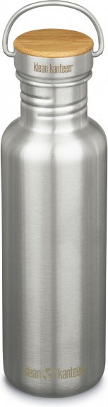 Klean Kanteen - Reflect with Bamboo Cap - Trinkflasche Gr 800 ml grau