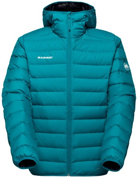 Thumbnail - Mammut - Waymarker Insulation Hooded Jacket - Daunenjacke Gr XL türkis