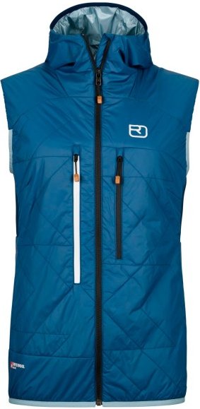 Ortovox - Women's Swisswool Piz Boè Vest - Wollweste Gr L blau