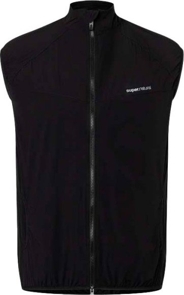 super.natural - Alpine Active Gilet - Windweste Gr 48/50 - M schwarz