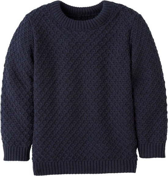 disana - Kid's Aran-Pullover - Wollpullover Gr 134/140 blau