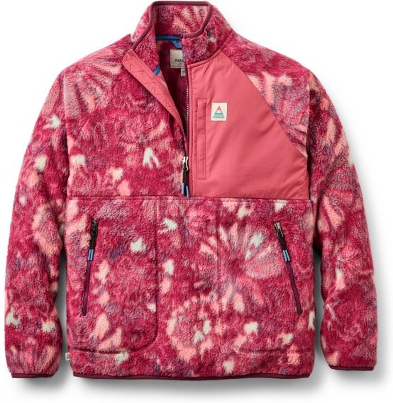 Passenger - Women's Home 1/4 Zip Recycled Sherpa Fleece - Fleecepullover Gr XS rosa/rot