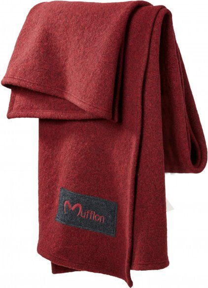 Mufflon - Plaid I - Decke Gr 200 x 140 cm rot