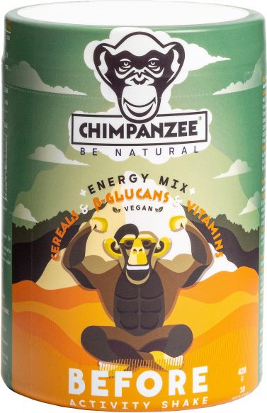 Chimpanzee - Quick Mix Shake Honey / Cereals / Cocoa - Energiegetränk Gr 420 g