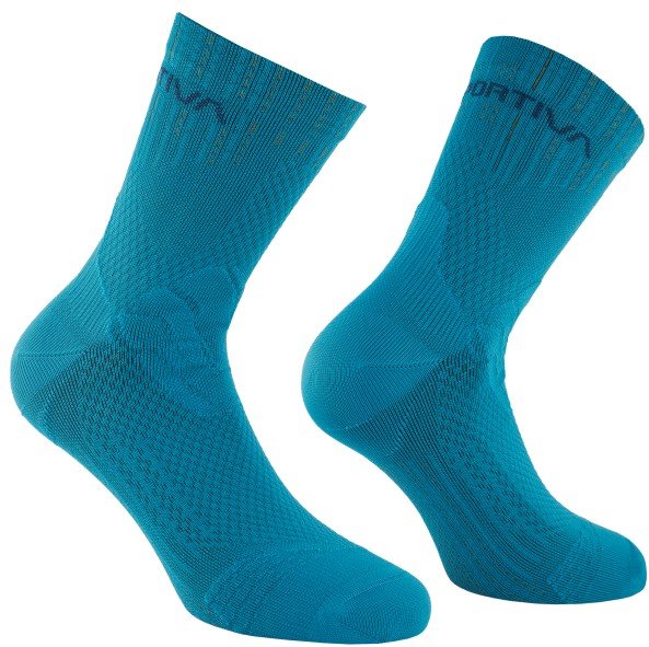 La Sportiva - Swift Trail Socks - Laufsocken Gr 35-37 blau/türkis