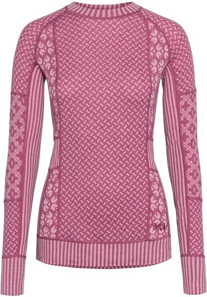 Kari Traa - Women's Smekker L/S - Merinounterwäsche Gr M rosa
