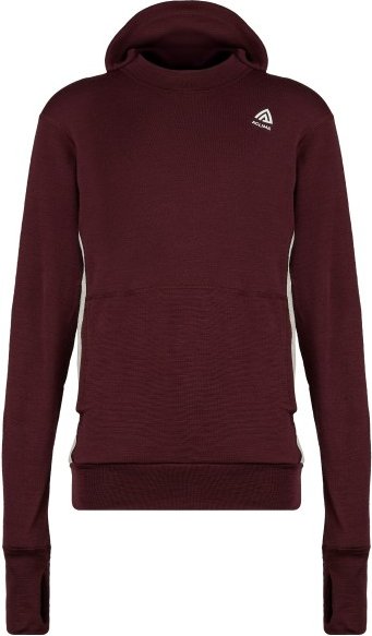 Aclima - Kid's Warmwool Hoodsweater - Merinohoodie Gr 130 rot