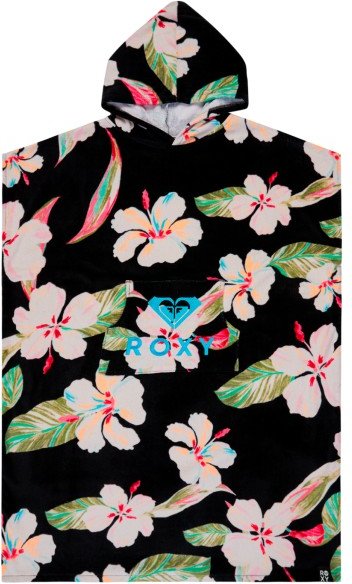 Thumbnail - Roxy - Women's Stay Magical Printed - Surf Poncho Gr One Size schwarz