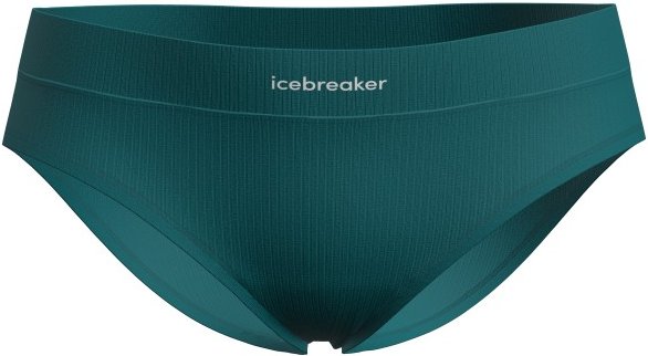 Icebreaker - Women's Merino Blend Rib Lotus Hipster - Merinounterwäsche Gr XL blau