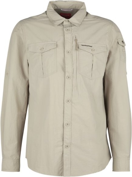 Thumbnail - Craghoppers - Nosilife Adventure Langarm Hemd III - Hemd Gr S beige