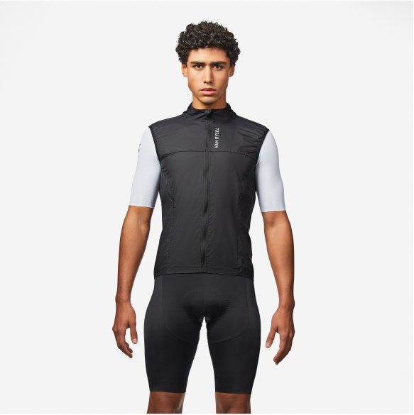 Thumbnail - VAN RYSEL - Sleeveless Wind Vest Ultralight - Fahrradweste Gr L weiß